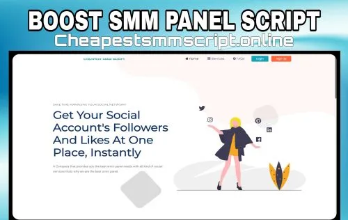 boost smm panel script