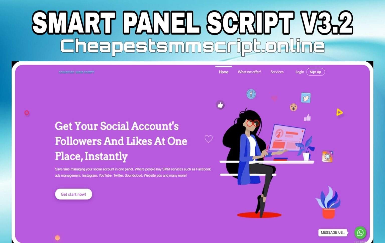 Smart SMM Panel Script V3.2 With 6+ Payments Gateway CHEAPEST SMM SCRIPT