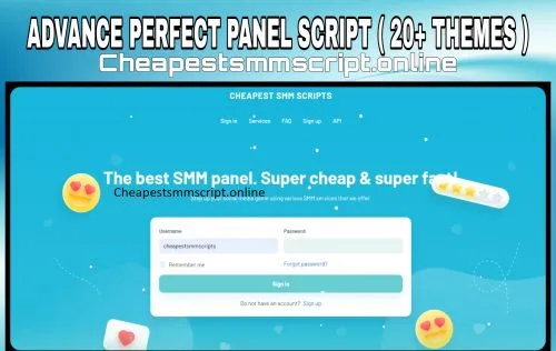 advance perfect panel script