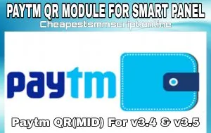 Paytm QR Code ( MID ) Module for Smart Panel 3.4 & 3.5