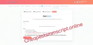 Payeer Payment Module For Smart Panel v3.4 & v3.5