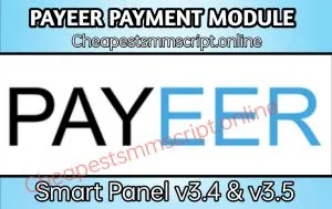 Payeer Payment Module For Smart Panel v3.4 & v3.5