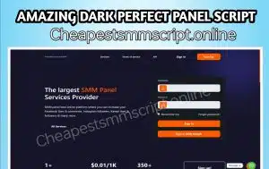 Amazing Dark Perfect Panel Script