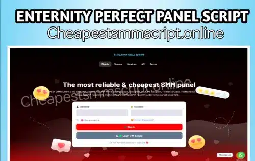 enternity perfect panel script