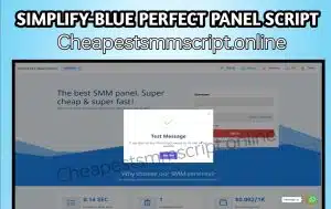 Simplify Blue Perfect Panel Script