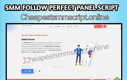 smm follow perfect panel script